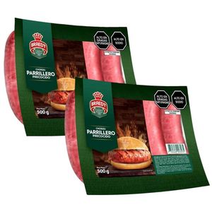 Chorizo BRAEDT Parrillero Precocido 500gr x2u