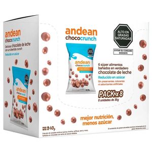 Cereal NUNATURA Crunch Chocolate Caja 8und 30gr c/u