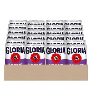 Leche Evaporadaa GLORIA Entera Lata 390g Tableta 24u