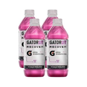 Bebida Rehidratante GATORADE Gatorlyte Uva Botella 591ml x 4u