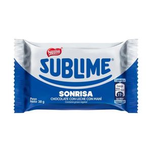 Chocolate SUBLIME Sonrisa Clásico Unidad 38g
