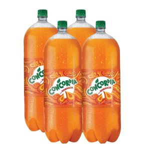 Gaseosa CONCORDIA Naranja Botella 3L Paquete 4u