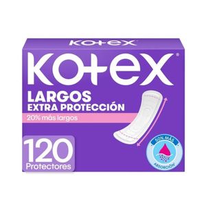 Protectores Diarios KOTEX Largos 120un