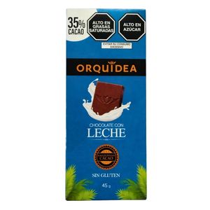 Chocolate Con Leche ORQUÍDEA 35% Cacao 45gr