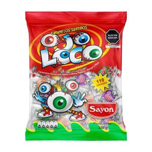 Caramelos SAYON Surtidos Ojo Loco Bolsa 330g