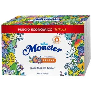 Jabón de Tocador MONCLER Antibacterial Frutal Barra 145g