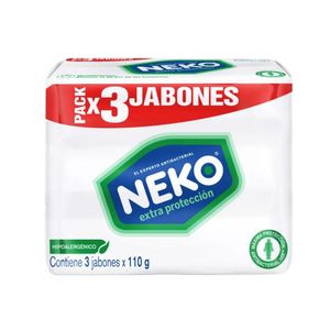 Jabón de Tocador NEKO Extra Protección Verde Barra 110g
