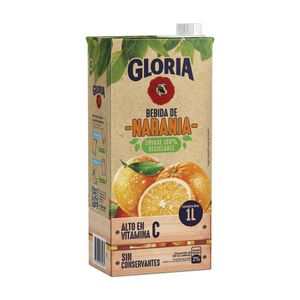 Bebida GLORIA Naranja Caja 1L