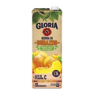 Bebida GLORIA Durazno Caja 1,5L