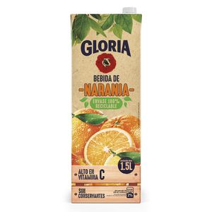 Bebida GLORIA Naranja Caja 1,5L