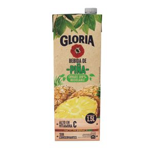 Bebida GLORIA Piña Caja 1,5lt