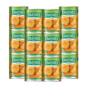 Durazno en Mitades TIMONEL Lata 820g Caja 12u