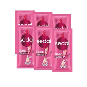 Shampoo SEDAL Ceramidas Sachet 40ml Tira 6u