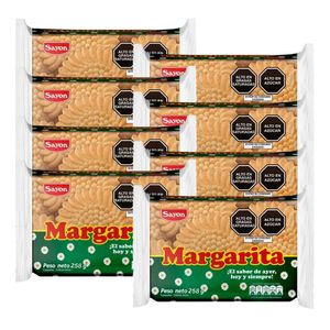 Galletas SAYON Margarita Paquete 6u 43g. Caja 8u