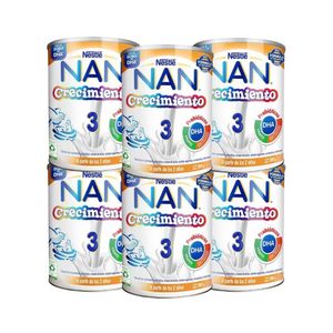 Fórmula Láctea de Crecimiento NAN 3 Lata 390g x 6u