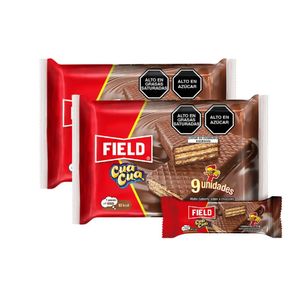 Wafer CUA CUA FIELD 18gr 2 Paquetes 9u