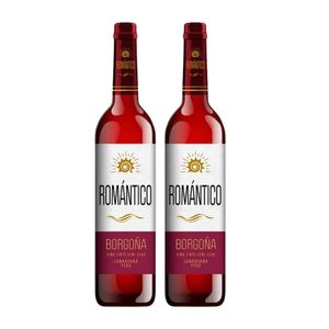Pack Vino ROMANTICO Borgoña Botella 750ml x 2u