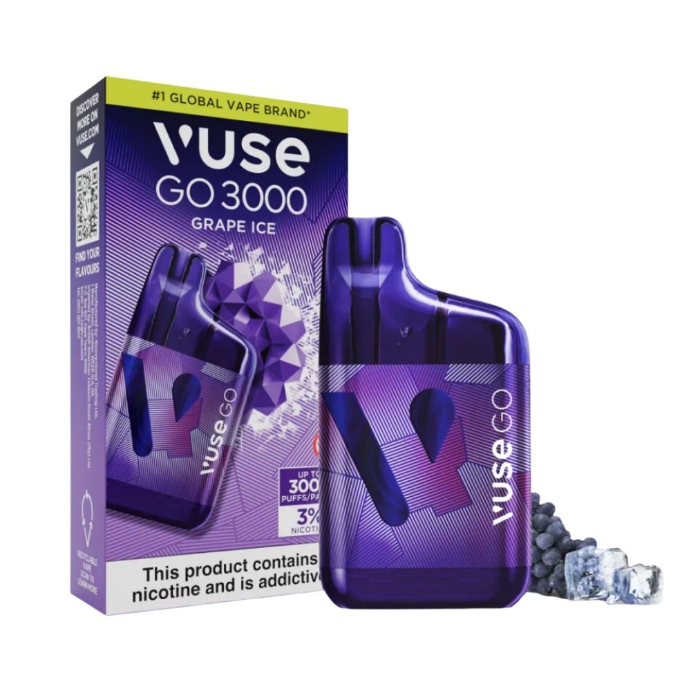 Vapeador VUSE GO Grape Ice 3000 puffs| Vega